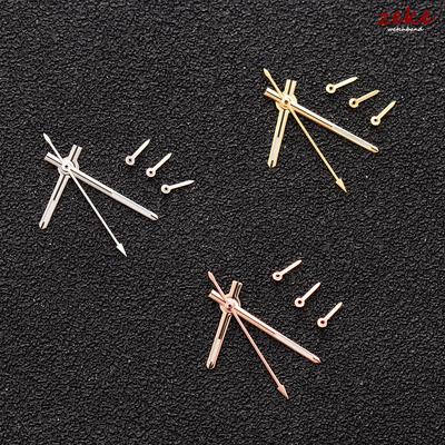 VK63 Watch Hands Silver Gold Rose 6-Hands Fit for VK63 Quartz Movement Green Luminous Watches Parts Pointer/Needle Accessories