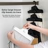 Convenient Rotatable Pants Clip with No Trace - Stacking Clothing Sorting Rack for Dormitory Wardrobe Storage