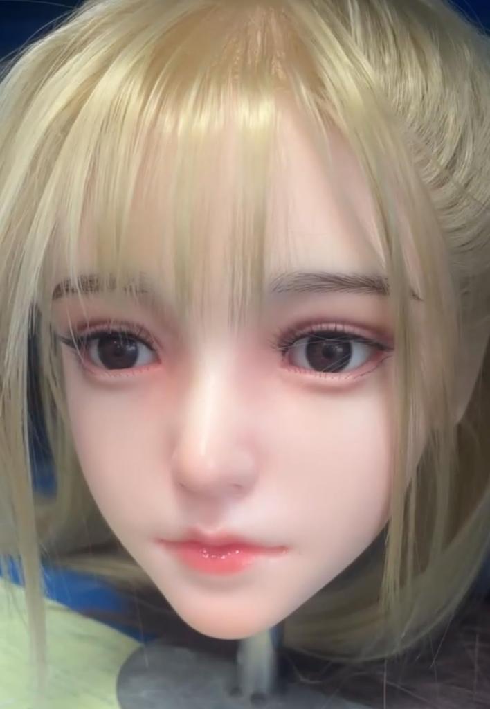 Figure Head Only Silicone Head Head Only Wig Type 2 Types of Connection Wig Type Number 100% GJ-013