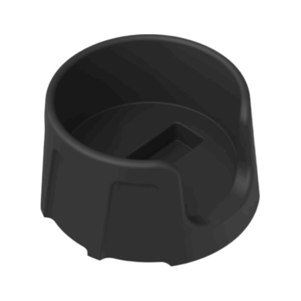 Black Espresso Tamping Station Anti Slip Portafilter Tamper Base for Ninja ES601 Coffee Bar Counter
