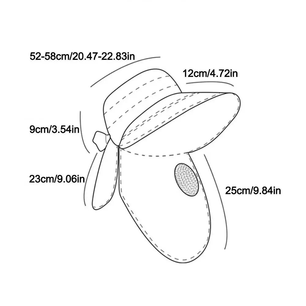 Portable Mesh Breathable Sun Hat Wide Brim Face Neck Protection Sunscreen Hat Anti-UV Fordable Agricultural Work Cap Women