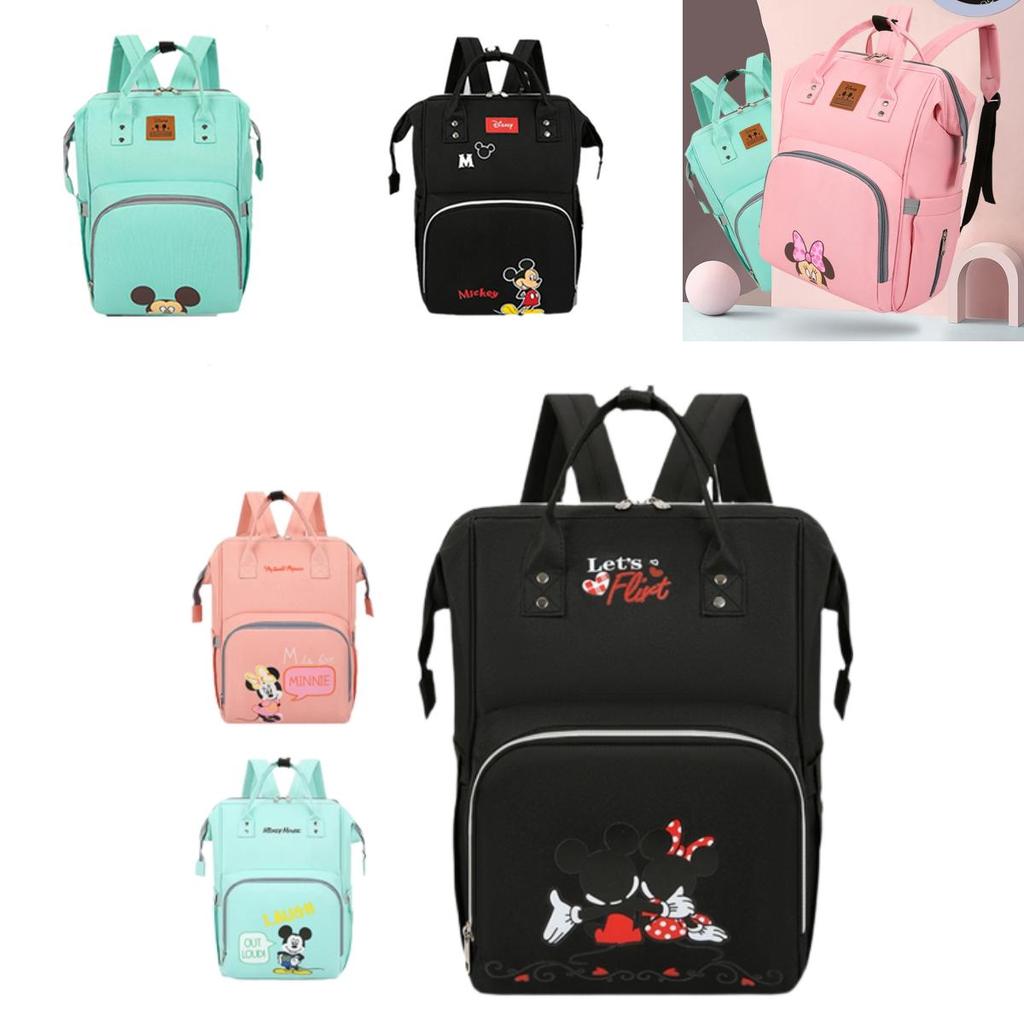 Mummy Mickey Maus Windeltasche Rucksack Große Kapazität Wasserdicht Für Reisen mit Baby