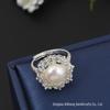 Pearl Stud Earrings & Necklace Set: 925 Sterling Silver with Natural Freshwater Pearls