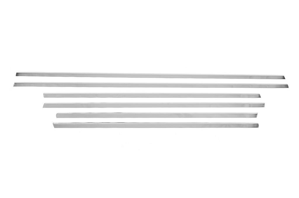 

Window trim (SW) (6 pcs, stainless steel) for Mercedes E-class W212 2009-2016