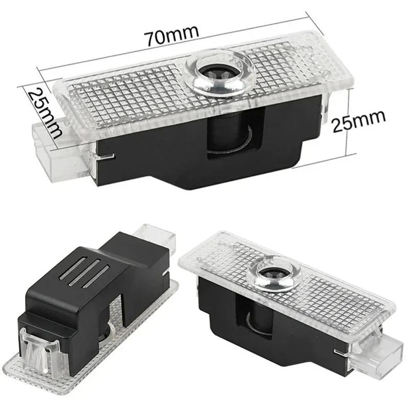 2PCS LED Light Car Emblem Door Welcome Projector Lights Ghost Shadow Courtesy Lamp For BMW X3 G01 2018- Decor Accessories