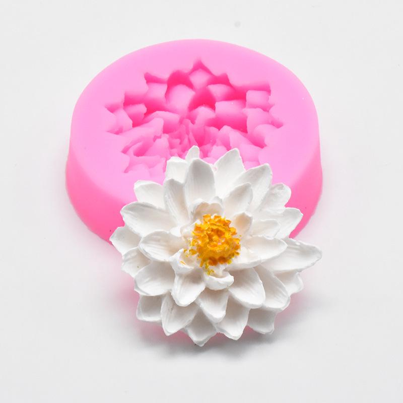 Chou Kai Rose Silicone Mold for DIY Flower Cakes, Fondant, and Chocolate Baking
