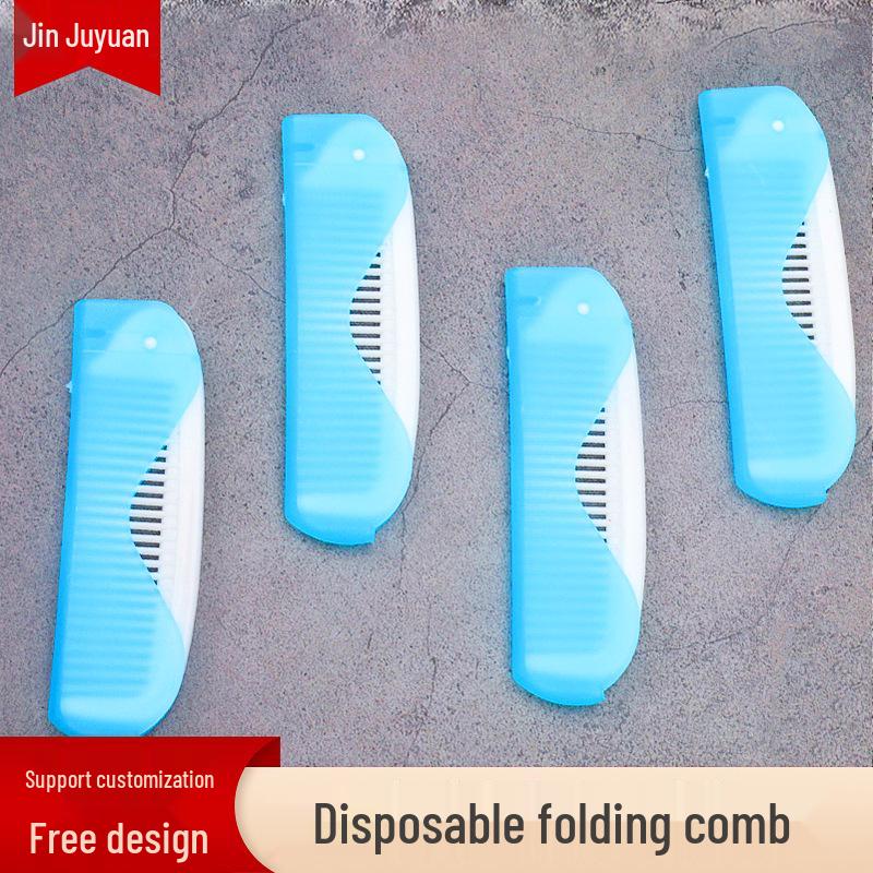 

Creative Portable Folding Plastic Travel Comb for Hotels