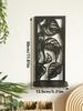 Black Gothic Wooden Shelf Hollow Vintage Fence shape Wall Hanging Decor Floating Shelves Crystal Holder Room Decor Wall Decor