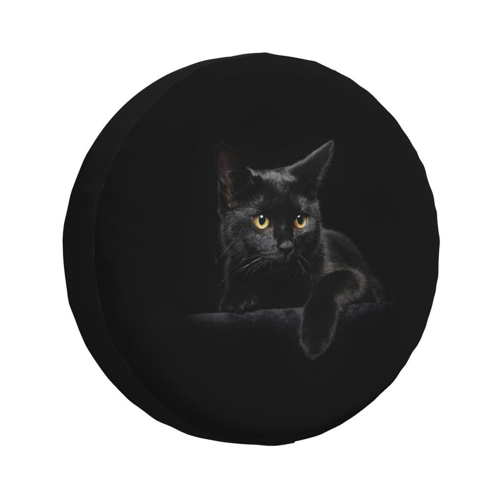 Cute Kitten Cat Pattern Spare Tire Cover for Cartoon Animals SUV RV Camper Car Wheel Protectors 14 15 16 17 Inch