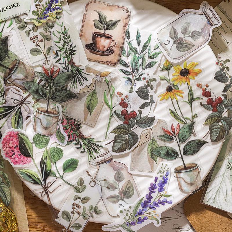 Time Series Paper Trace Sticker Pack - 6 Styles for Journaling, Collage, and DIY Decoration