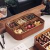 Naijiang New Chinese Style Solid Wood Covered Snack Tray