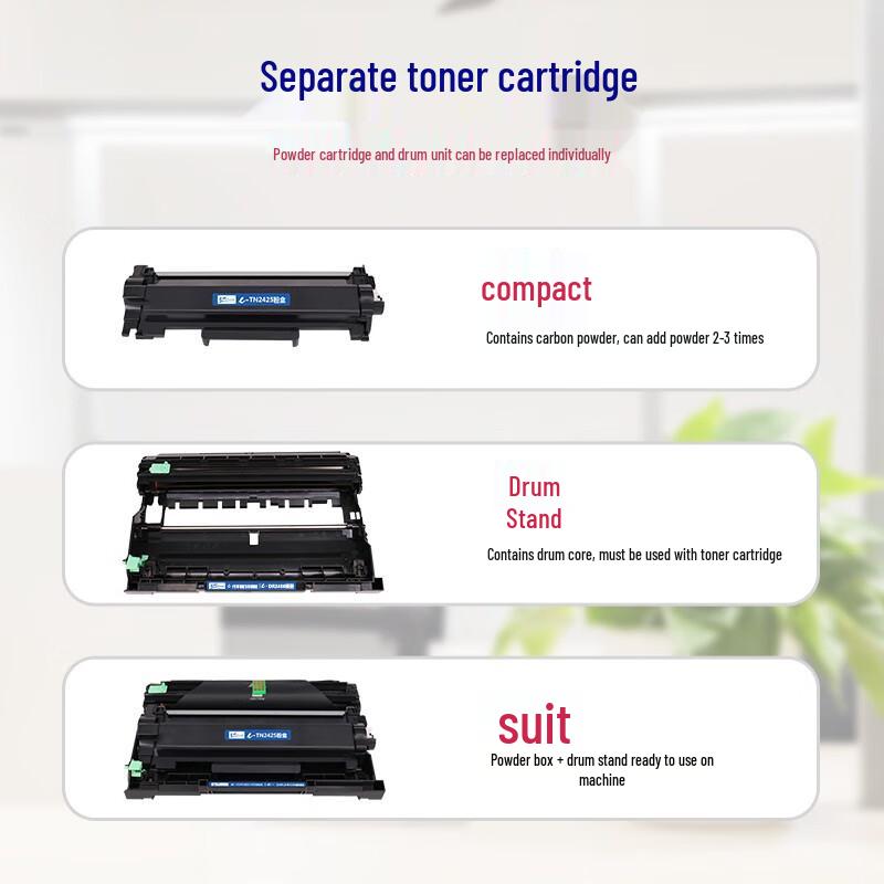 Compatible TN2425 Black Toner Cartridge for Brother