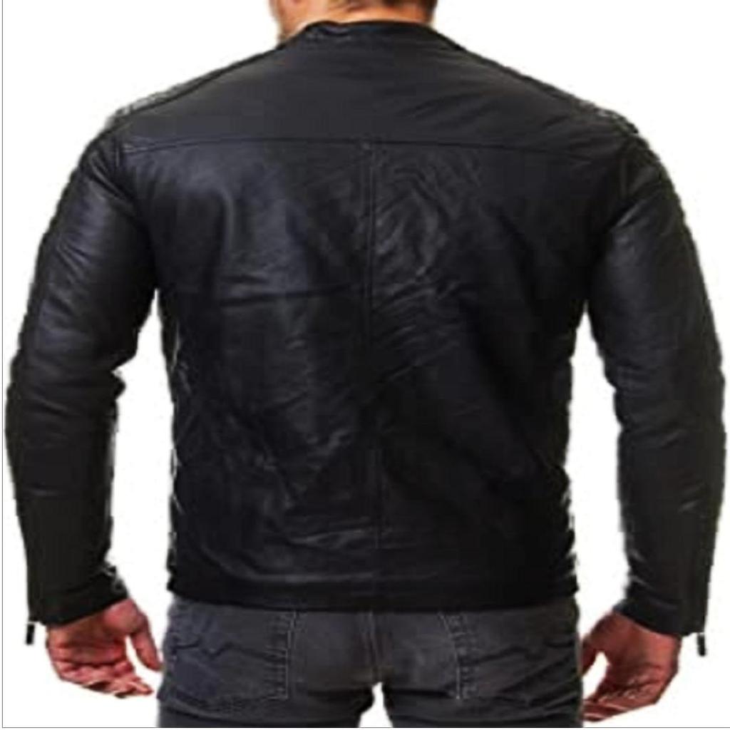 NOORA Men's Real Leather Jacket ST056