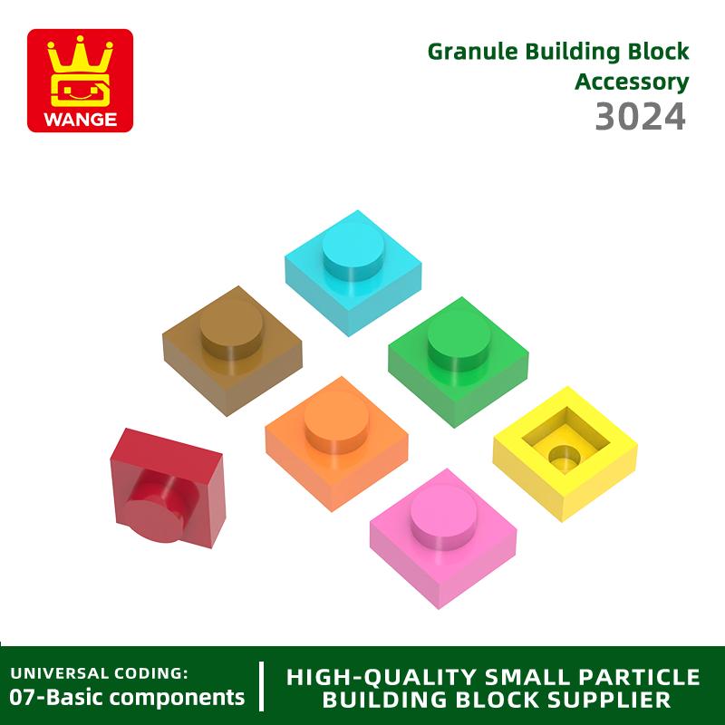 Professional Fishing Unisex Kids 588Pcs/Lot 3024 1X1 Short 1-Hole Building Blocks Classic Base Parts Compatible With Bricks Children Toys Assembly Gift Box