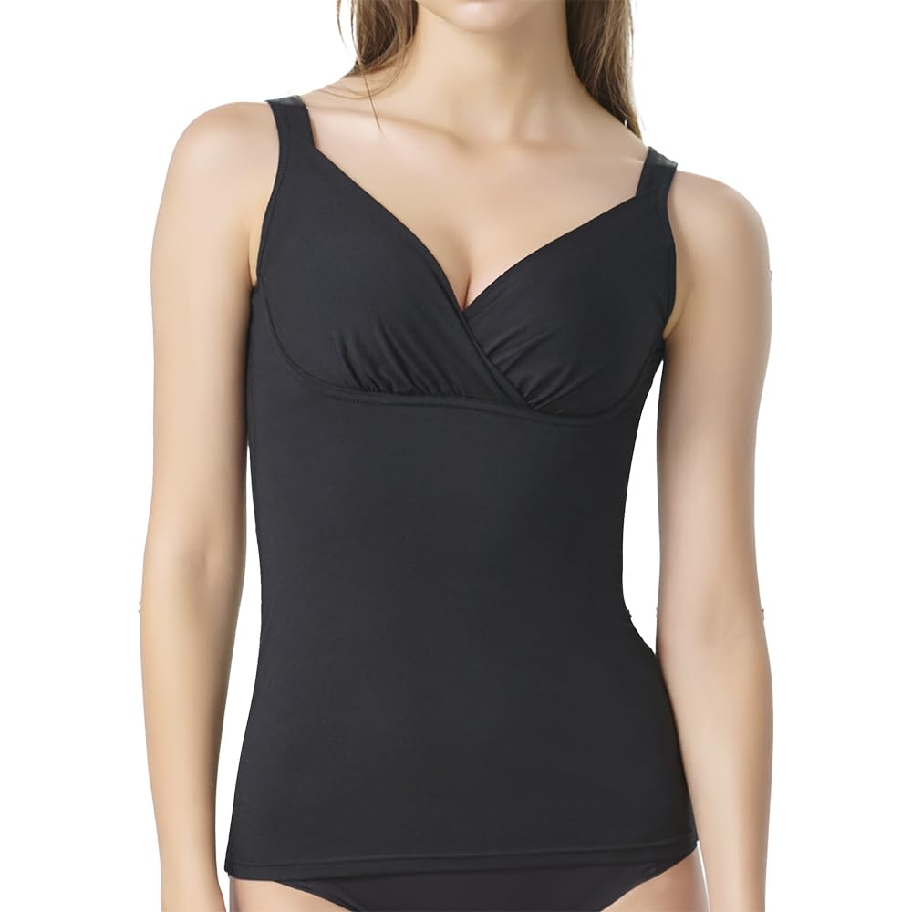 Bradelis New York Wireless Shapewear Bra Cami Bra Cami Black L All-in-One