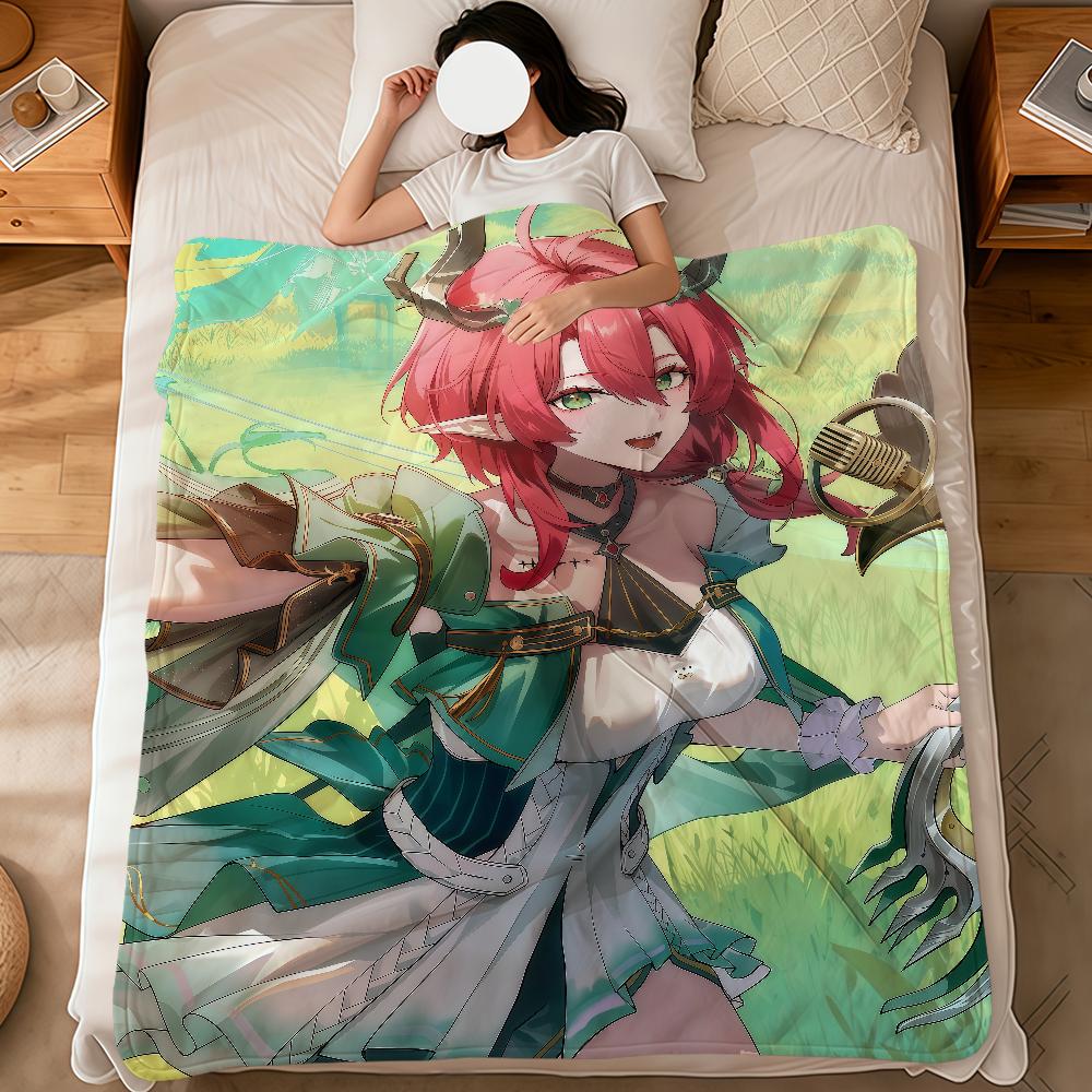 game wuthering waves Ciaccona soft warm plush blanket for dormitory sofa living room pet hogar bedroom gift nap home Flannel