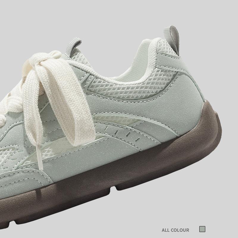 Dexun shoes spring new single mesh breathable casual shoes student board shoes