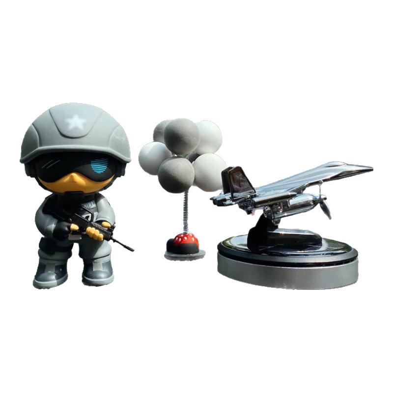 Military Theme Car Dashboard Ornament Sets