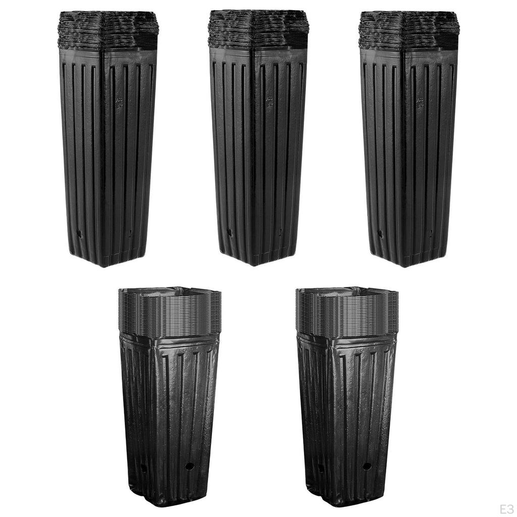 30 Pieces Nursery Planter Tall Deep Tree Pot Growing Reusable Vegetables Sturdy Convenient Versatile