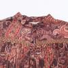 Z 2025 European Style Women's Retro Printed Loose Long-sleeve Shirt
