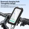 Waterproof Motorcycle Bike Mobile Phone Holder Support Universal Bicycle Gps 360° Swivel Adjustable Motorcycle Cellphone Holder