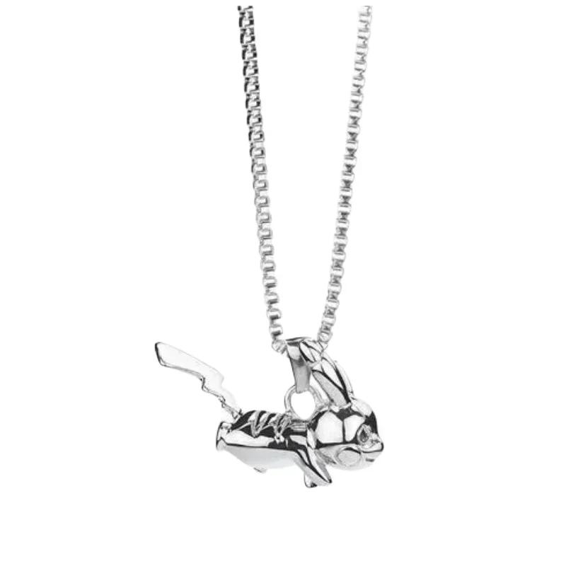 Pokemon Necklace Pendant Jewelry Accessories Cartoon Anime Teenage Couple Fashion Atmosphere Trend High-end Decoration Gifts