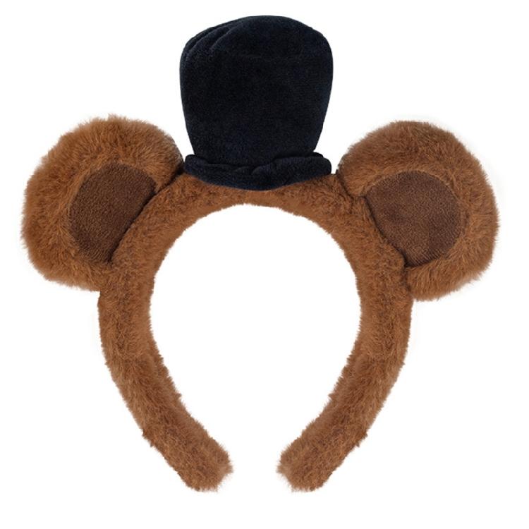 Cartoon Bear Ear Plush Headband Cosplay Costume Hairhoop Birthday Party Hairband Women Face Washing Hairhoop Accessories