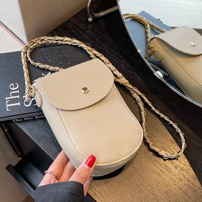New Crossbody Bag for Women for Mobile Phones for Women Ins French Niche Design Shoulder Chain Bag for Women