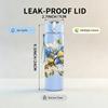 1PC Bird Nest With Spring Flower Print 750ml Color Plastic Sports Water Bottle Leakproof Flip Straw Lid Suitable for Sports Office Home Use