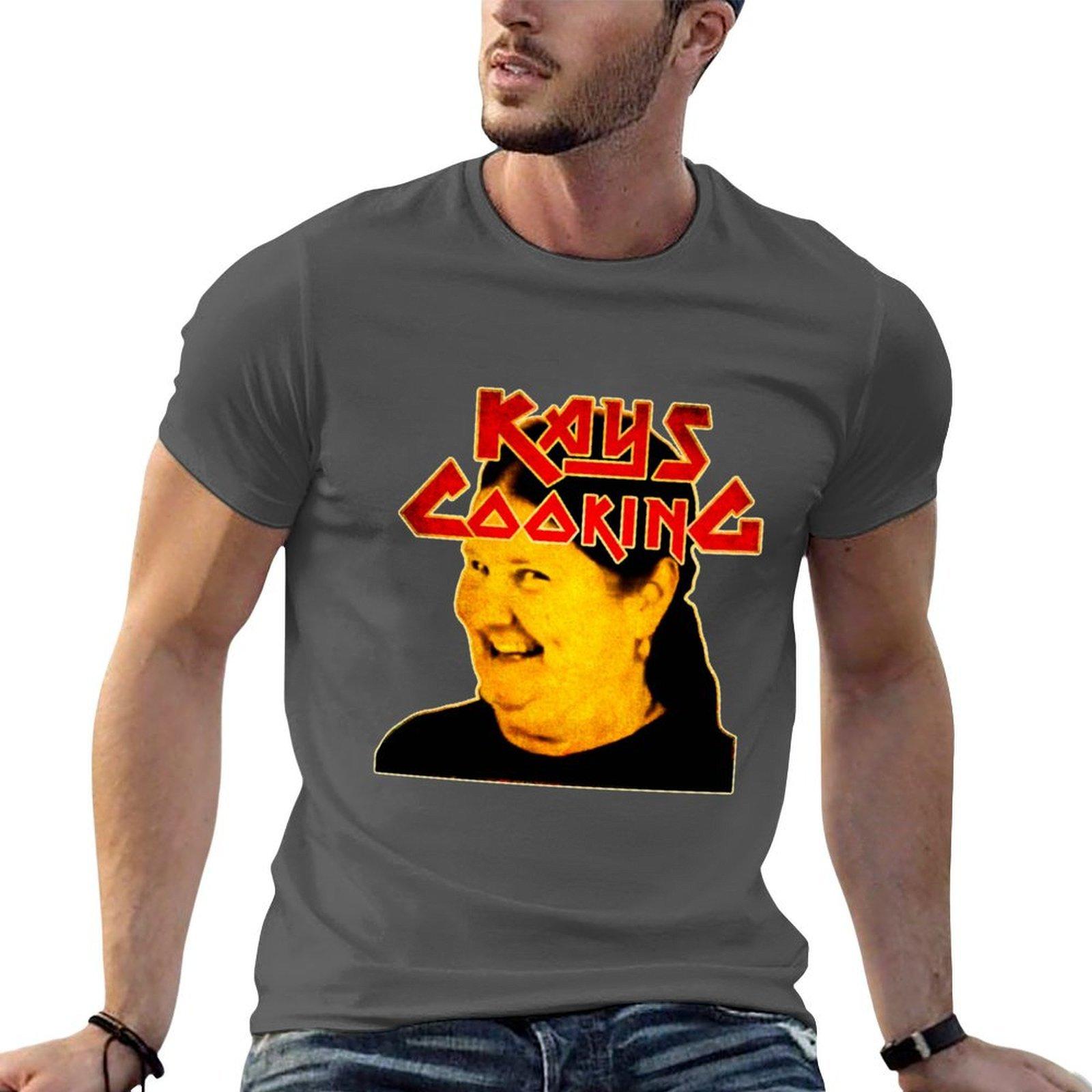 

KAYS COOKING TShirt man t shirt cotton printed t shirts for man TShirt 4XL