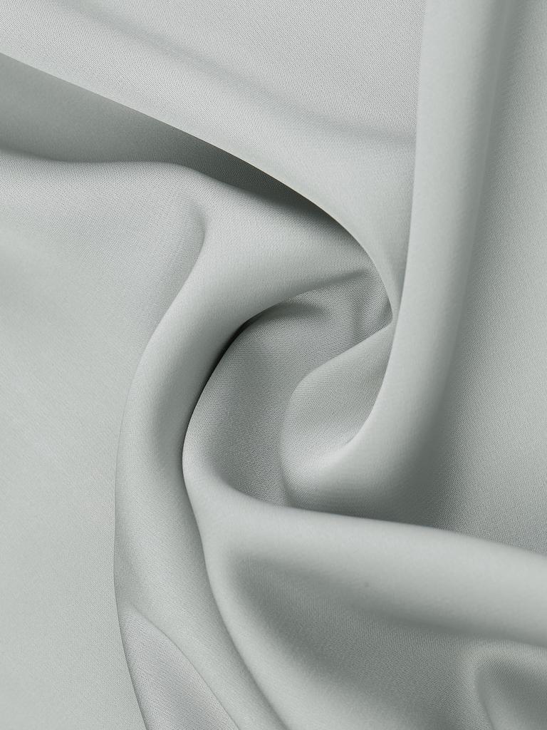 Satin Long Sleeve Lounge Night Lace Cute Top and Bottom Gray S [cheibear] Pajamas, Suit, V-Neck, Trim, Set, Women's, Blue,