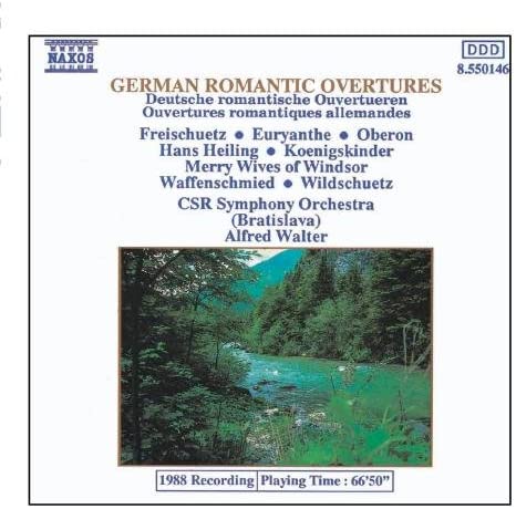 

CD ALFRED WALTER - German Romantic Overtures US Classical Used