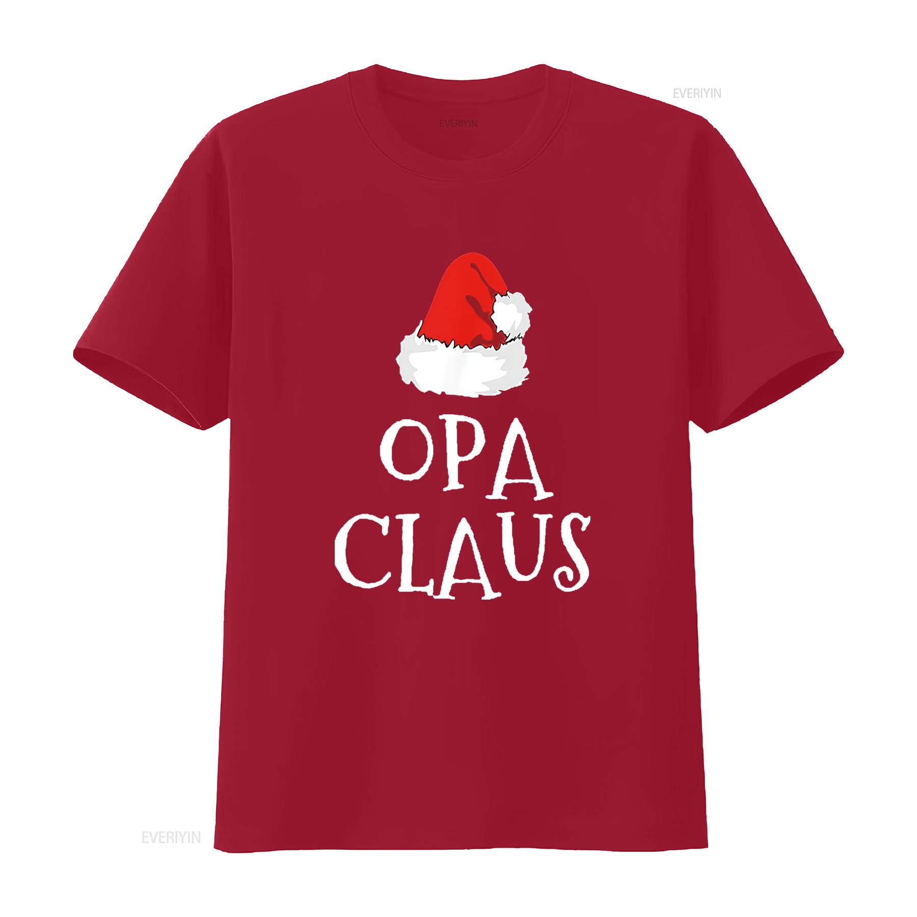 

Mens Family Opa Claus Christmas Santa s Hat Matching Pajama T Shirt Black vintage Washed Stylish Soft Comfortable streetwear S
