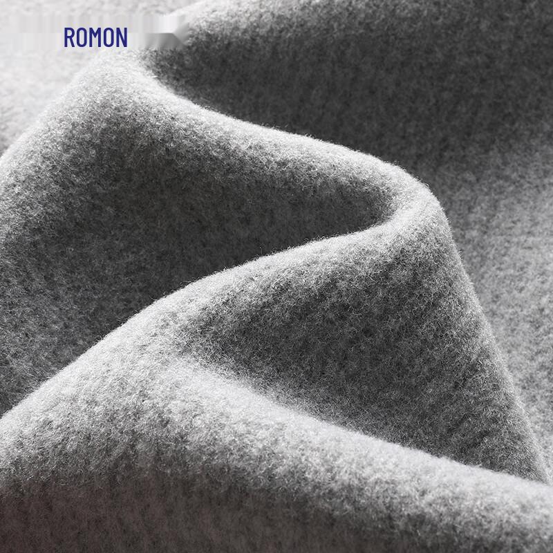 Romon Men's Business Casual Thick Lapel Jacket