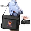 ATiC Fireproof & Water-Resistant Document Bag, 2-Way Shoulder/Handle, 38 × 28 × 7.5 Cm