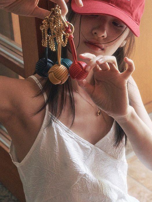 DeMAKER Candy ball charm-4color mustard yellow