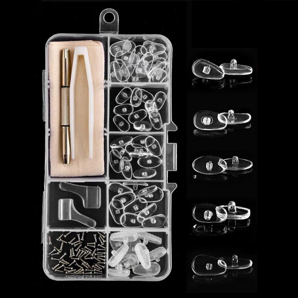Austauschbares Brillenreparaturset Silikon Brillenreparaturwerkzeuge Machen Reparatur Einfach