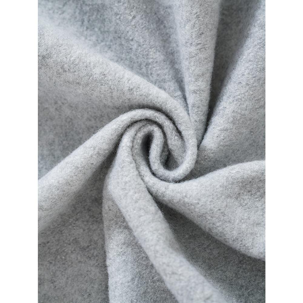 Men's and Women's Fashionable White Dragon Print Hooded Sweatshirt with Mask