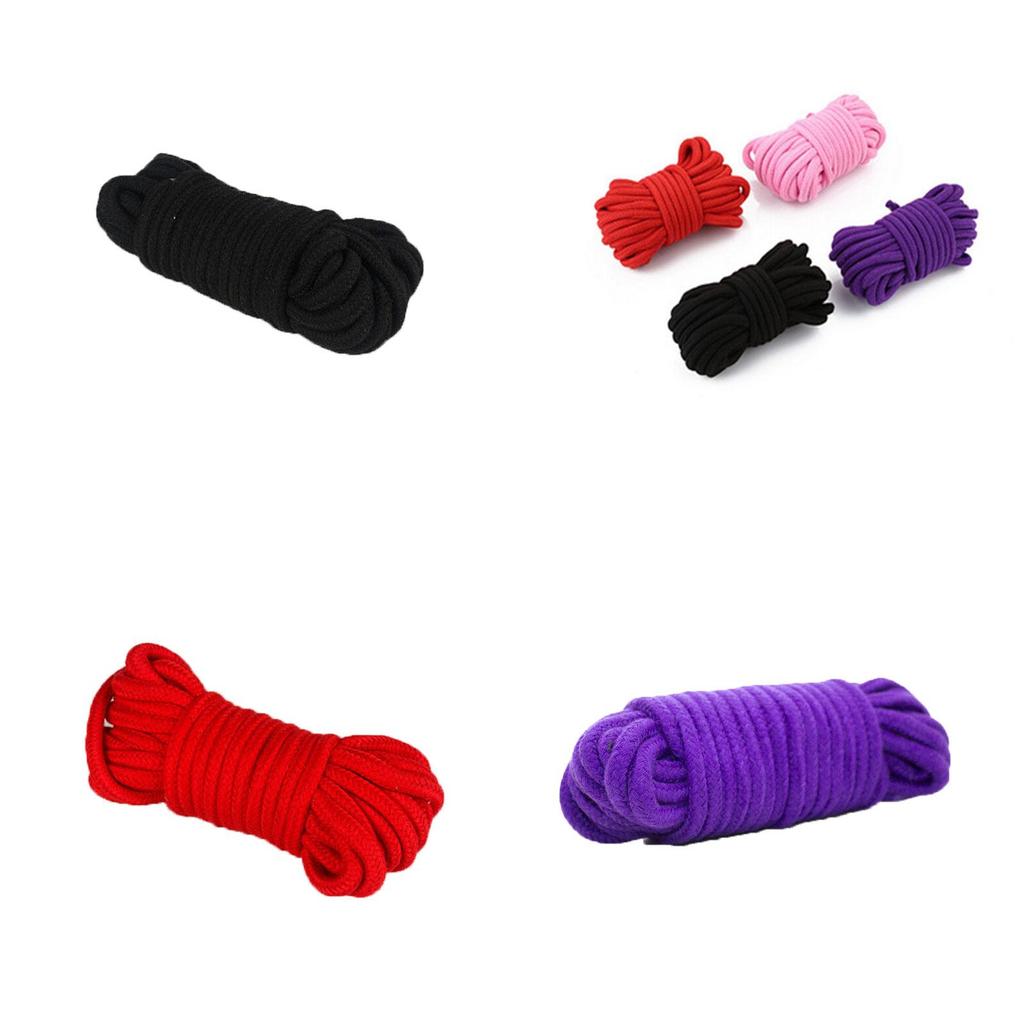 Thicken Cotton 10m Bondage Rope Play String Soft To Touch Tie Up Restraints Fun