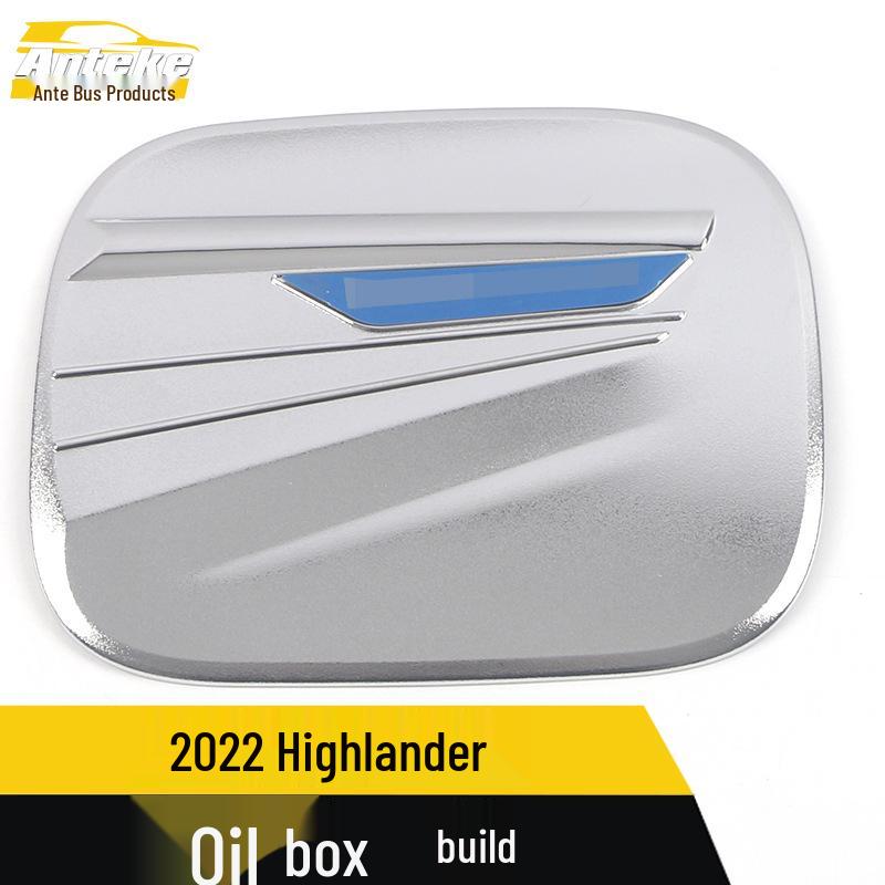 22 Highlander Flitry víčka palivové nádrže: Dekorativní vnější samolepka proti poškrábání pro víčko palivové nádrže