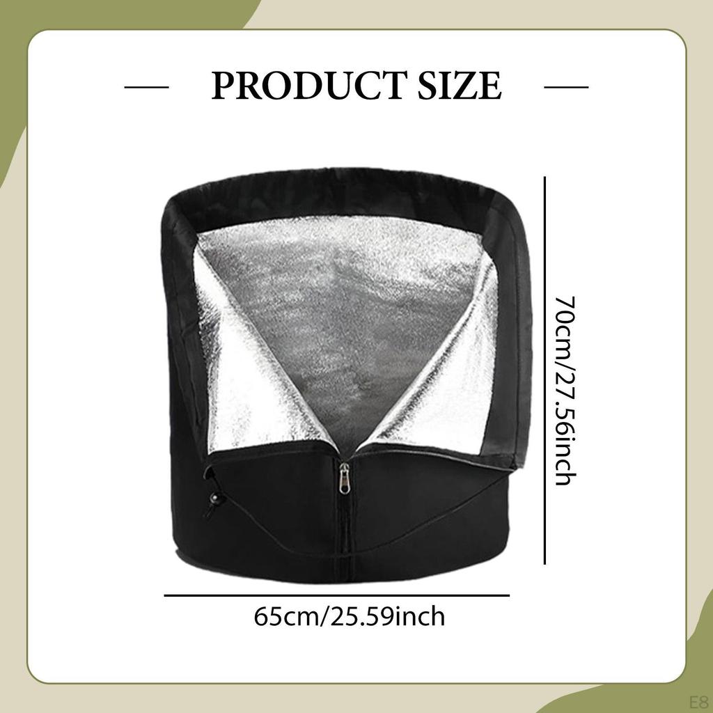 Blumentopf-Abdeckung Schutzbeutel Frostschutz Winterschutz für Sträucher Obstbäume