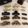 "Korean High-Grade Acetate Shark Hair Clip - Large Ornamental Head Accessory for Women"