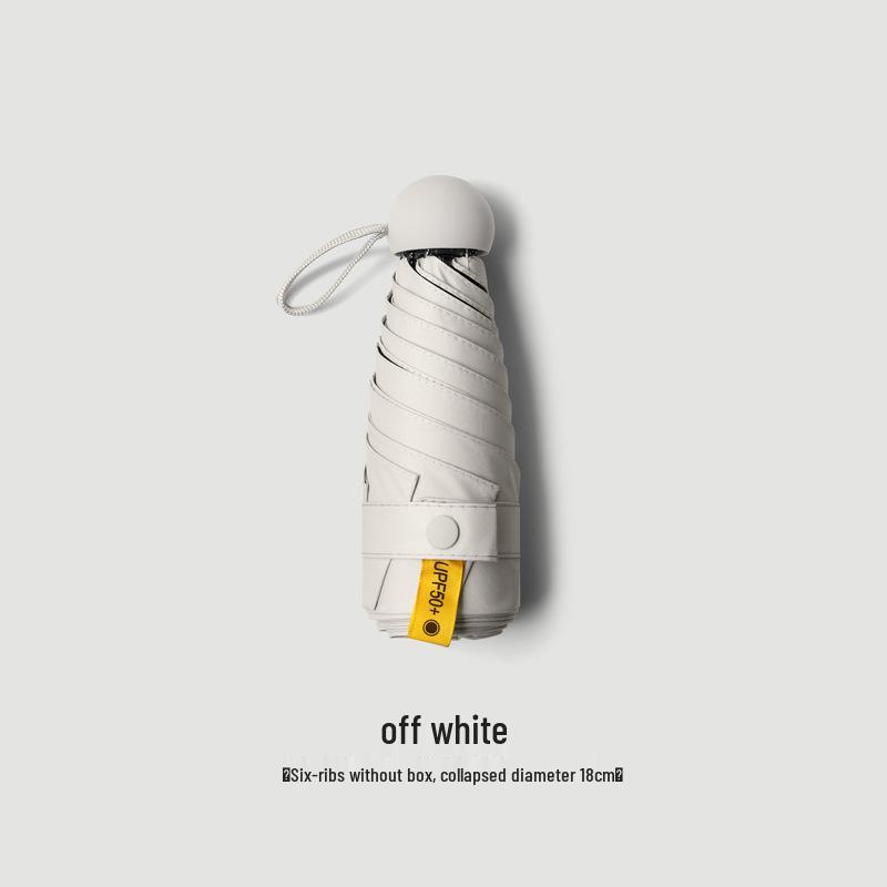 

Женский большой зонт от солнца и дождя: Компактный, Защищающий от УФ-лучей, Рекламный зонт на заказ Five-Fold Compact Sunscreen Umbrella Series