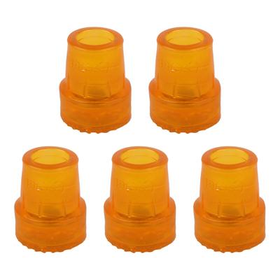 5 pezzi di punte per stampelle spesse da 19 mm, in gomma antiscivolo, antiusura, accessori per stampelle