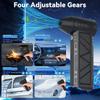 3 Gear Turbo Electric Air Duster Rechargeable Handheld Dust Blower Cleaning Turbo Fan  Keyboard