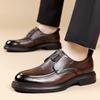 2025 New Men's Leather Dress Shoes Slip-On Comfortable Casual Shoes Breathable Men Driving Shoes All-match Handmade Men's Flats