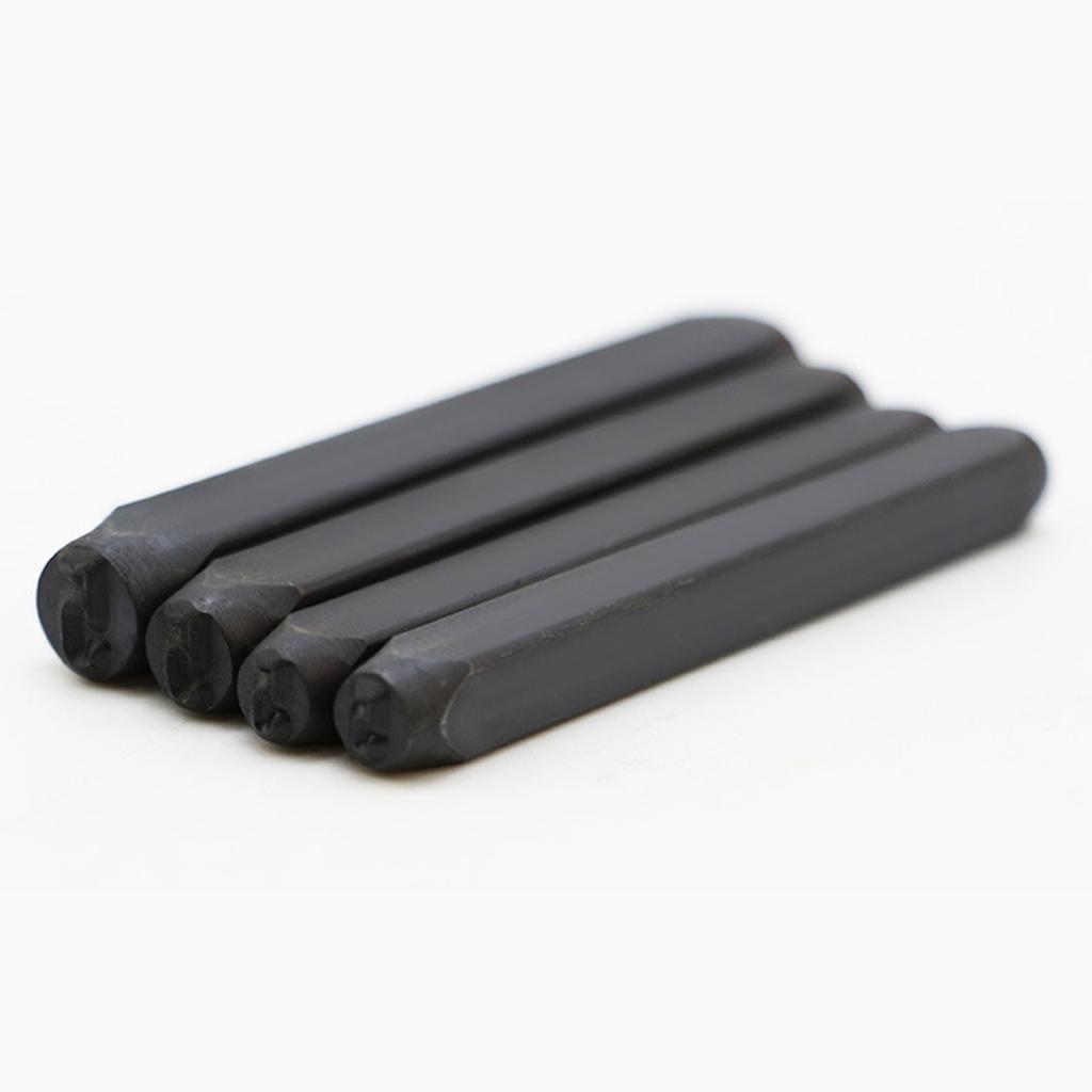 4mm 6mm Buchstaben Schlagwerkzeuge Stahl Stanz Prägeset Symbole Metallstempel Name Adresse