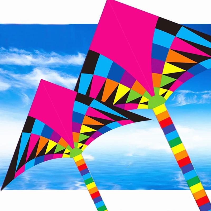 Fairy Style Large Triangle Kite for Adults and Children - Easy to Fly