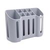 Wall-mounted Toothbrush Holder 8 Slots Bathroom Organizer Electric Toothbrush And Toothpaste Holder with Suction Cup for Bathroom Accessories
