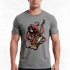Octopus Playing Guitar Tshirt Summer Casual Cotton Tee Oversized Streetwear Tops Vintage Graphic Print Unisex Unisex Unisex